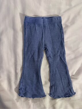 Little Sleepies Heather Lilac Waffle Flare Pant